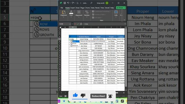 Adjust Serial Numbers in Excel Efficiently with Formula #exceltech #excelworld #exceltipsandtricks