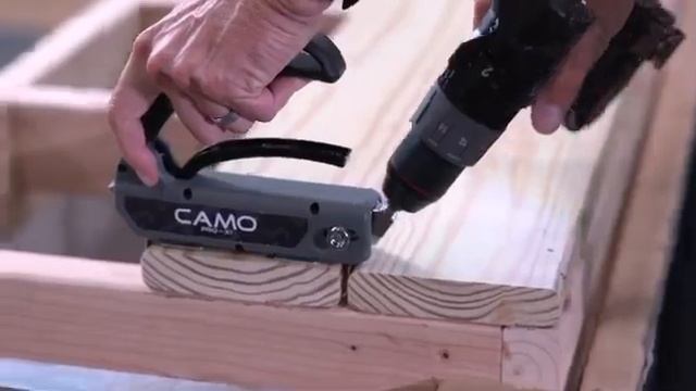Скрытый крепеж террасной и фасадной доски CAMO смотреть онлайн