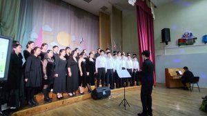 "Обрядовая песня китайского праздника драконьих лодок". Master Students' Choir  FEO BSPU. Wu Yu Dao