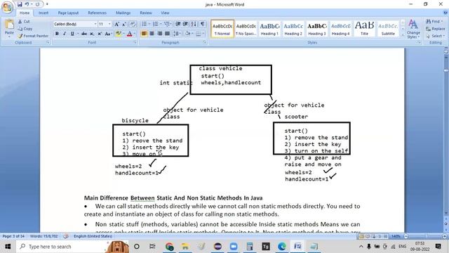 Inheritance Types || Overview on static with example || Java Tutorial for Beginners in Telugu