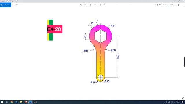 AUTOCAD 2D DRAWING ARC CLASS-8 #AUTOCAD смотреть онлайн