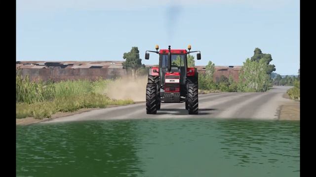 Cars vs Deep Water #2 - BeamNG.drive смотреть онлайн