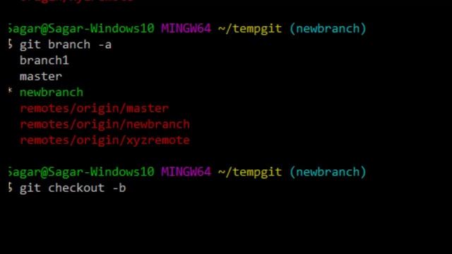 How to create a new branch and checkout in git смотреть онлайн