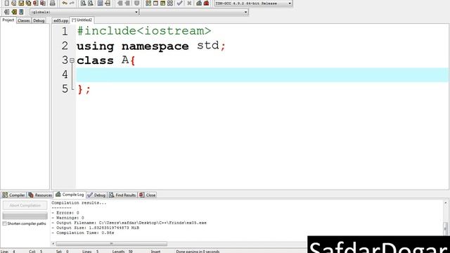 Friend Function in C++| Object Oriented Programming in C++ [Full Course] -  Lecture 19 Part 1