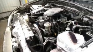 Мойка двигателя и подкапотного пространства самостоятельно. TOYOTA Land Cruiser PRADO 120