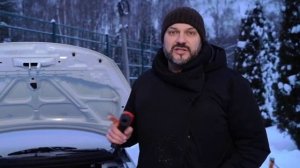 Тест Evolute i-PRO на прогрев в минусовую температуру зимой с автономным отопителем.