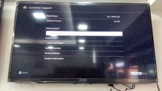How to setup SONY BRAVIA R352D 40 INCH LED TV Remove demo screen demo mode off смотреть онлайн