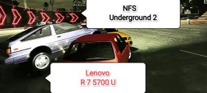 NFS Underground 2 vs R 7 5700 U(настройки для 60 фпс)