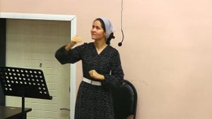 "Если бы не Ты, Дух Святой" - Пение на жестах, Юля Сурнина