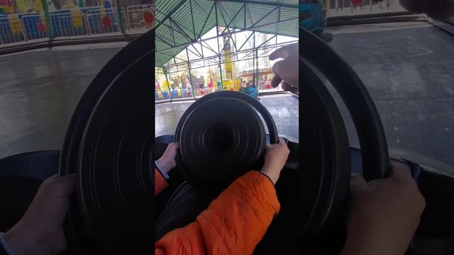 автодром, детские машинки аттракцион в парке Гагарина