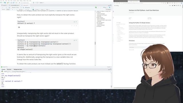 Vectors in R & Python: Just Use Matrices смотреть онлайн