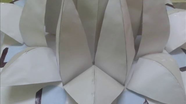 how to make lotus temple model / Lotus Temple model making with chats смотреть онлайн