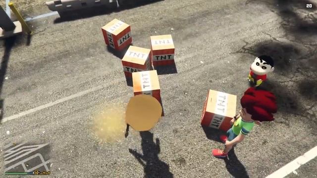 ?Singham , Kicko & Shinchan Unboxing Lucky Blocks In GTA 5 | Secret Boxes | Funny смотреть онлайн