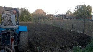 Самодельный минитрактор 4х4. Пашем.Homemade tractor 4Х4