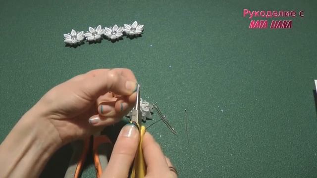 Колье для дочери. Канзаши. смотреть онлайн