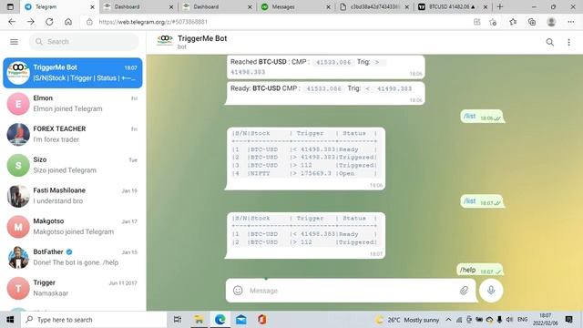 Stock Alert Project, full stack project