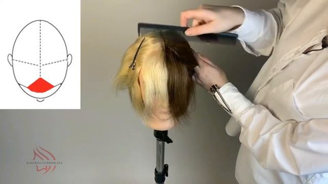 Техника стрижки удлиненной чёлки смотреть онлайн