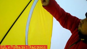 Палатка Стэк КУБ-2, первое впечатление.Палатка Стэк КУБ-2,для зимней рыбалки первая установка.