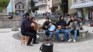 Street musicians. Tbilisi, Abanotubani (1)