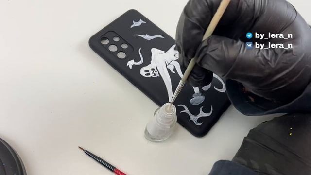 Рисую на чехле лаком для ногтей смотреть онлайн