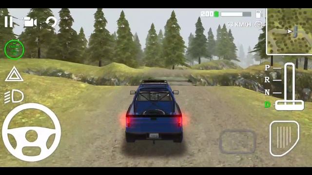 Exploring Forest With Powerful Pickup Truck | Off-Road: Forest Android Gameplay HD смотреть онлайн
