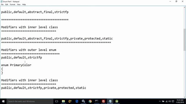 Learn Java Enum || Modifiers & Switch Case with Enum || Part-2 смотреть онлайн