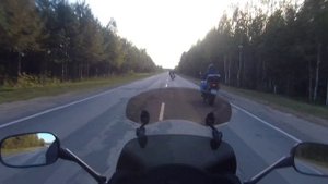 Вечерний Прохват на мотоцикле Honda CBF 600 SA