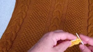 Простой красивый узор спицами.Маргаритки.МК..mp4