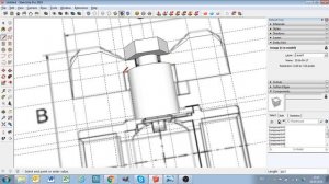 Строим 3D-модели сантехники в Sketchup - #кран шаровый