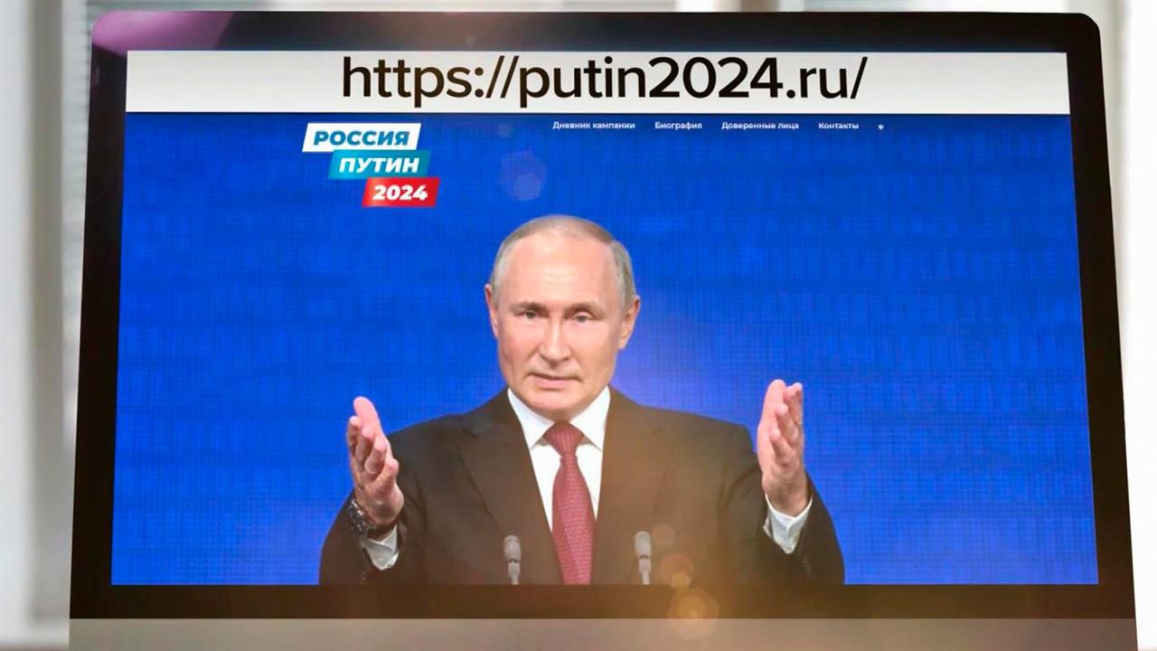 Запущен официальный сайт кандидата в президенты РФ Владимира Путина