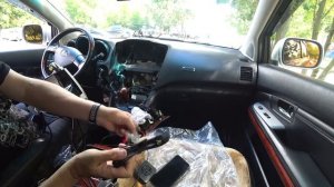 Штатная магнитола Lexus Rx300 II Замена калькулятора на тачскрин