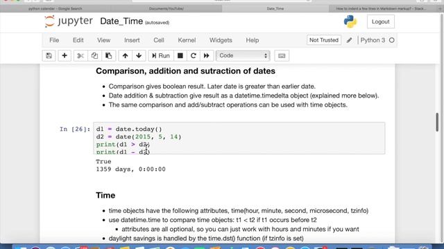 Python: Dates, Times & Timestamps Part-1 | datetime, time libraries смотреть онлайн