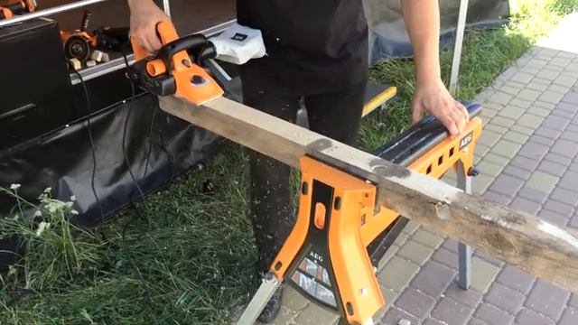 Обзор рубанка электрического (PLANER) AEG PL-750 смотреть онлайн