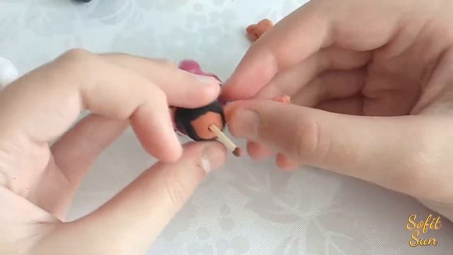Лепим куклу Лол "Дива" из пластилина |  Diy Sofit Sun