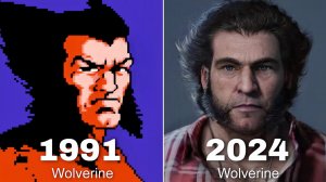 Эволюция игр про РОСОМАХУ 1991-2024  Marvel's Wolverine