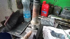 ремонт вилки и амортизаторов ИЖ Ю5. Начало сборки.