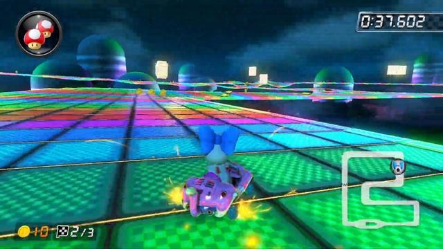 SNES Rainbow Road [150cc] - 1:26.147 - Como 33??? (Mario Kart 8 Deluxe World Record) смотреть онлайн