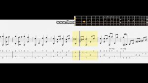 Aladdin (Аладдин) - Arabian Night (Арабская Ночь) # Acoustic guitar lesson note tabs