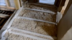 УТЕПЛЕНИЕ ЦОКОЛЬНОГО ПЕРЕКРЫТИЯ ОПИЛКАМИ