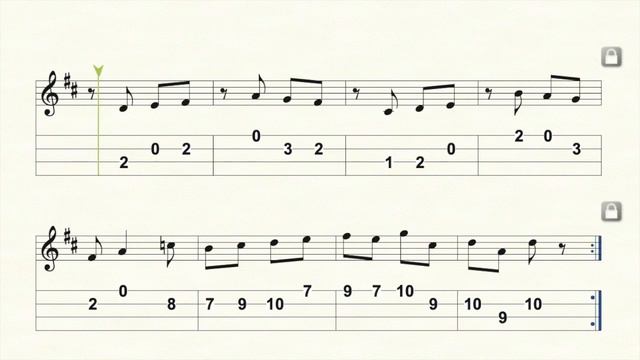 Carcassi Allegretto op 60 no 4 UKULELE PLAY ALONG смотреть онлайн