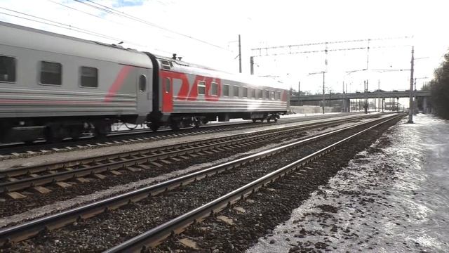 Электровоз ЧС2К-808 (ТЧЭ-10) с пассажирским поездом №382С Грозный - Москва. смотреть онлайн