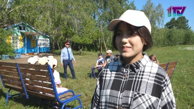 25.07.22. На закрытие очередной смены в детский оздоровительный лагерь «Достык» приехали полицейски смотреть онлайн