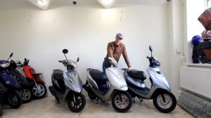 Обзор Honda dio af 62 - Suzuki adress - Yamaha jog 36 что выбрать