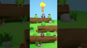 ¿Puedes contar todas las ranas?  | Vídeo Educativo para Niños | HeyKids #shorts