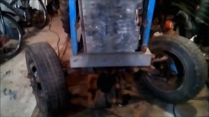 Самодельный трактор с двигателем Mersedes продолжение Homemade tractor
