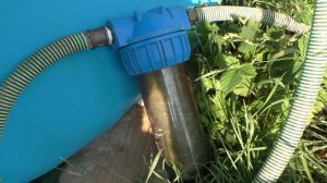 Как очистить бассейн от грязи не покупая фильтра Filter für den Pool mit eigenen Händen