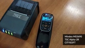 Маркировка товара с помощью Mindeo MS3690, TSC Alpha и ПО CTsoft