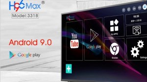 ТВ приставка H96 Max 3318 TV Box 4G 32G Android 9 0 WiFi Quad Core 4K Set Top Box
