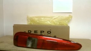 Обзор задних фонарей марки DEPO на Ford Fusion и Fiesta от 2001 года выпуска