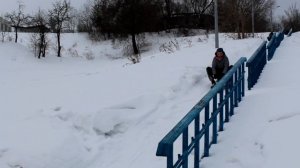 Арабский дрифт. Как не нужно кататься на снегокатах